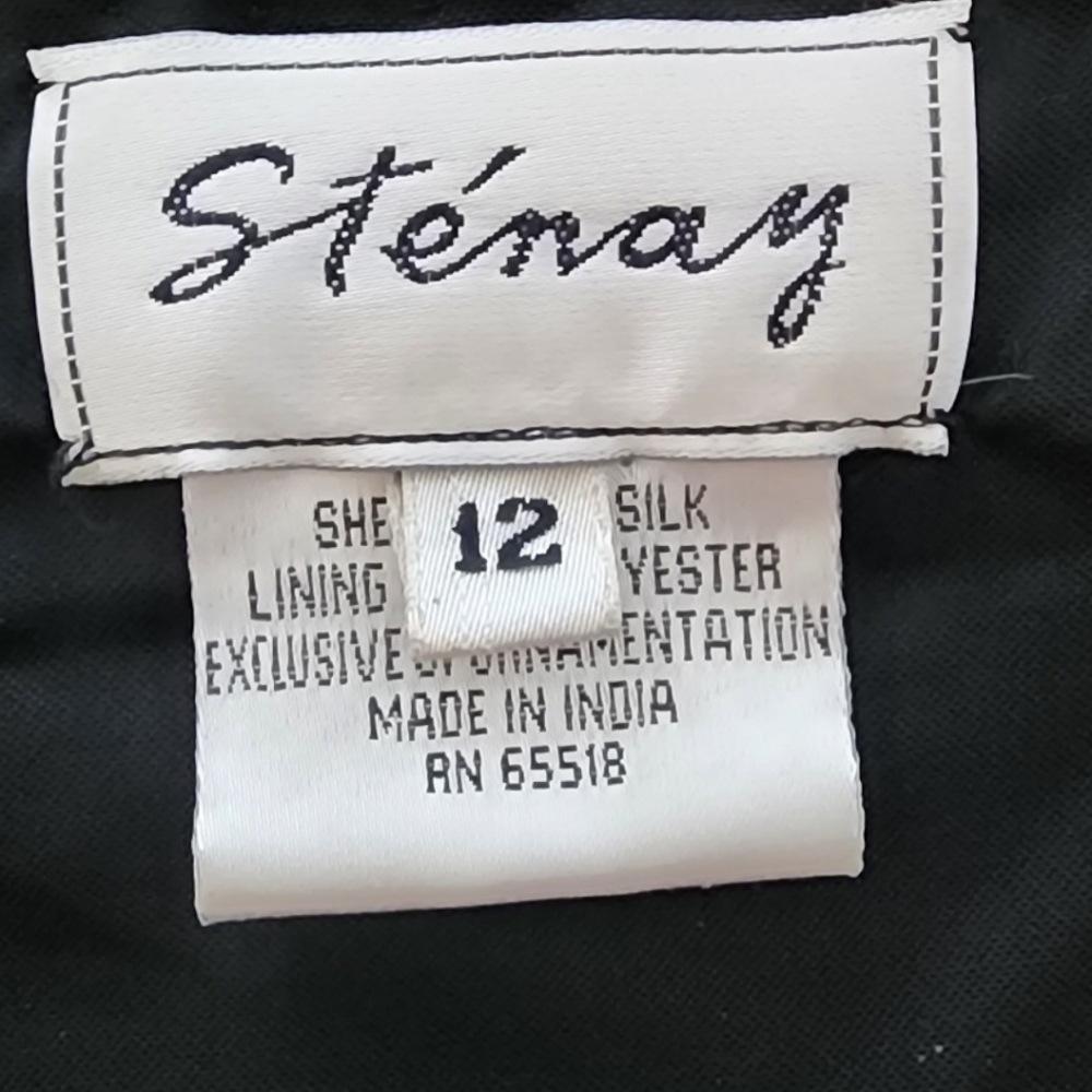 Stenay Top, Size 12, Black beaded and sequened - Picture 12 of 14